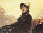 Portrait of a Woman Kramskoy, Ivan Nikolaevich